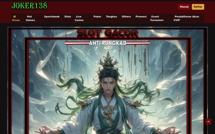 Screenshot of joker-138.com