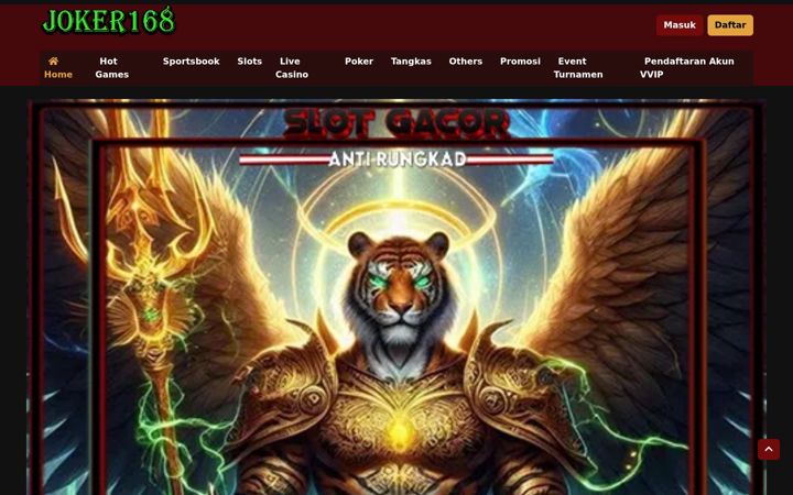 Screenshot of joker-168.net