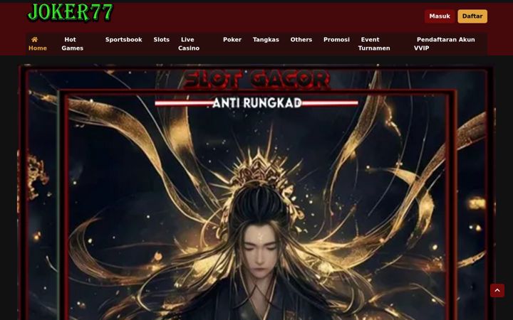 Screenshot of joker-77.org