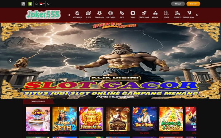 Screenshot of joker555.org