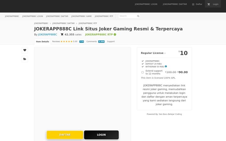 Screenshot of jokerapp888c.org