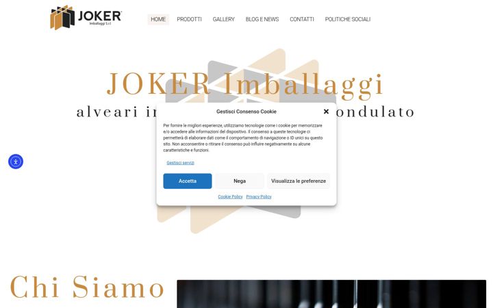 Screenshot of jokerimballaggi.it