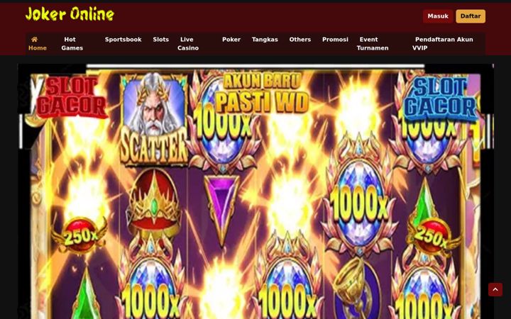 Ekrānuzņēmums no jokeronline.net