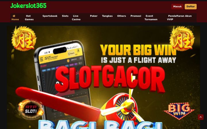 Screenshot of jokerslot365.net