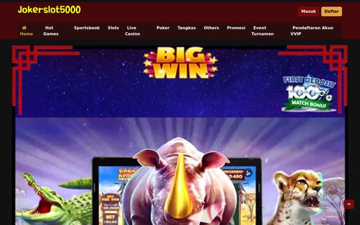 Screenshot of jokerslot5000.net