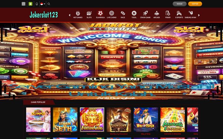 Screenshot of jokerslots123.net