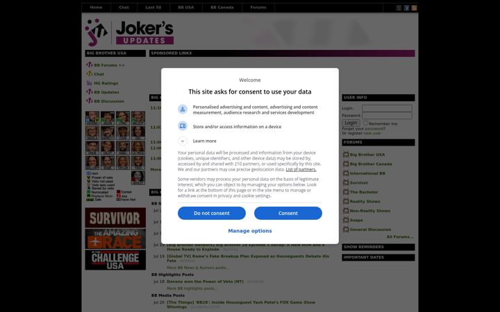 Screenshot of jokersupdates.com