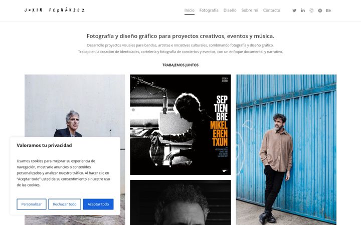 Screenshot of jokinfernandez.com
