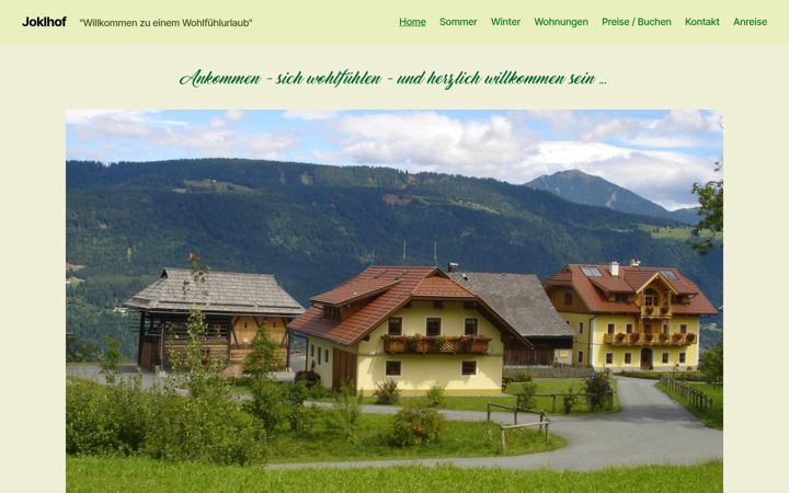Ekrānuzņēmums no joklhof.at