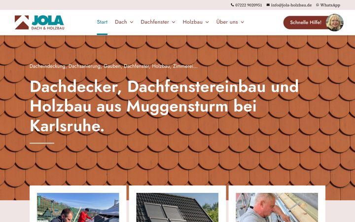 Screenshot of jola-holzbau.de