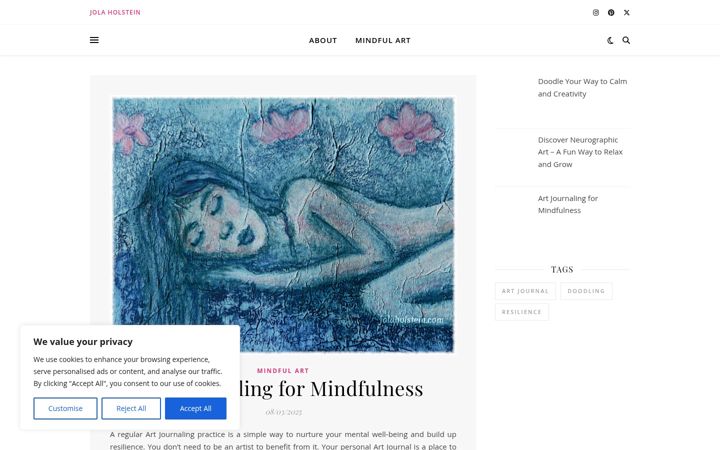 Screenshot of jolaholstein.com