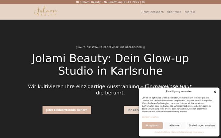 Screenshot of jolamibeauty.de