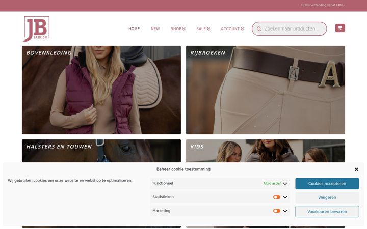 Screenshot of jolandabevelander.nl