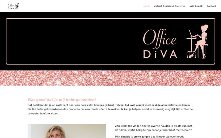 Screenshot of jolandaofficediva.nl