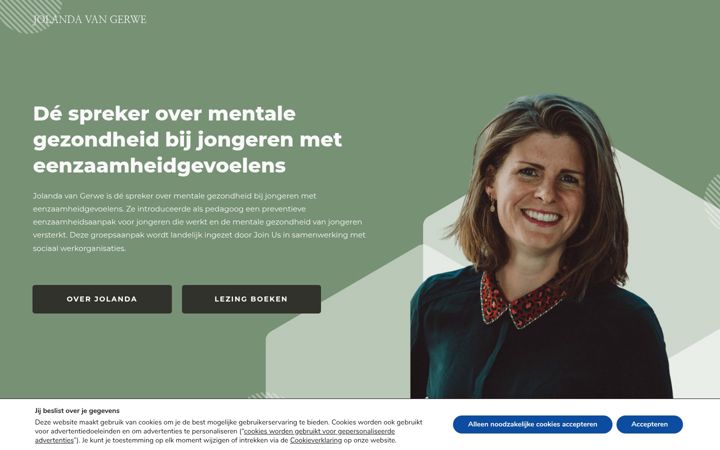 Screenshot of jolandavangerwe.nl