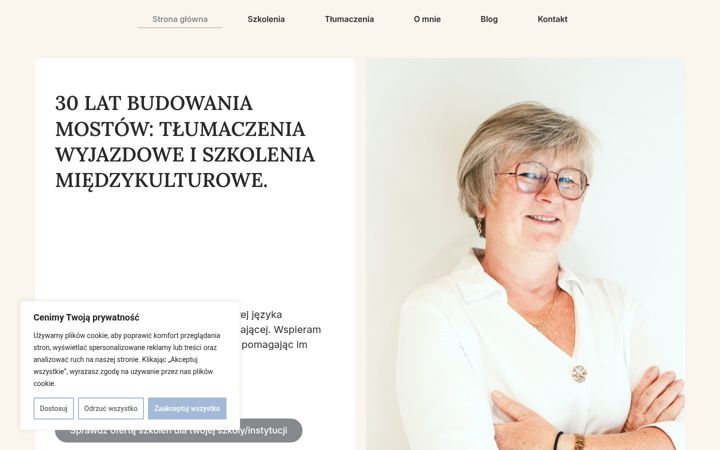 Screenshot of jolantasobesiuk.pl