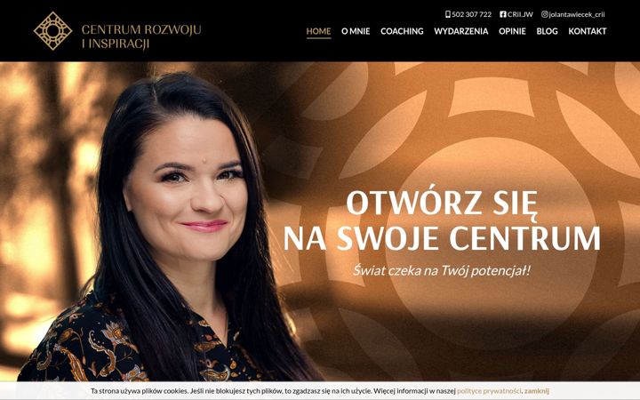 Screenshot of jolantawiecek.pl