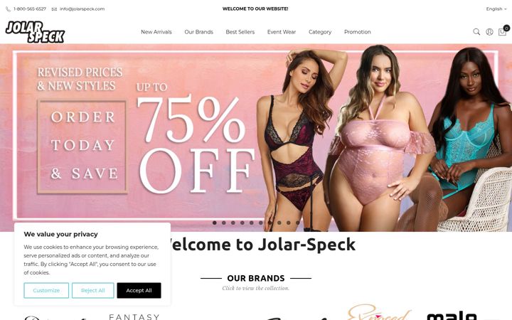 Screenshot of jolarspeck.com