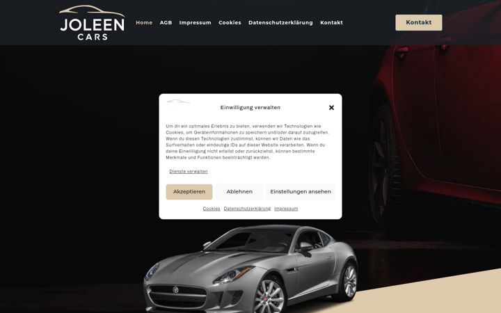 Screenshot of joleen-cars.de
