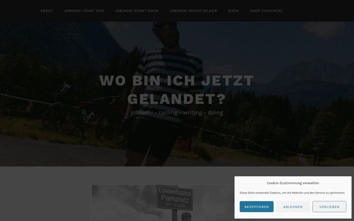 Screenshot of joleitenmeier.com