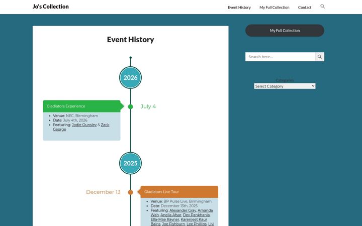 Screenshot of joleslie.co.uk