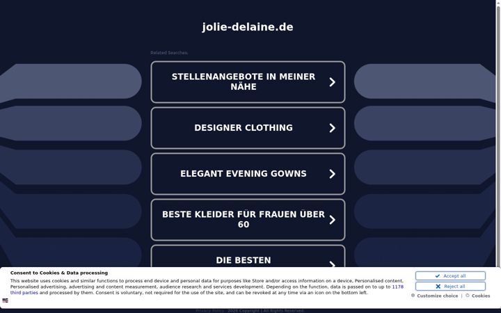 Screenshot of jolie-delaine.de