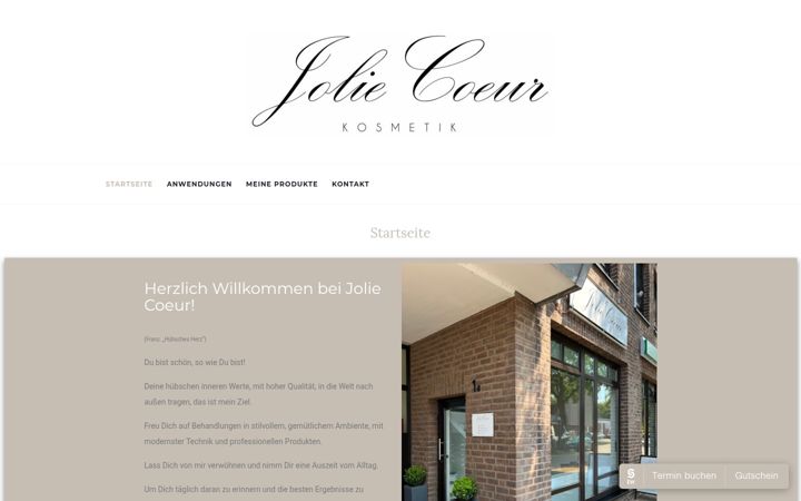 Screenshot of joliecoeur-kosmetik.de