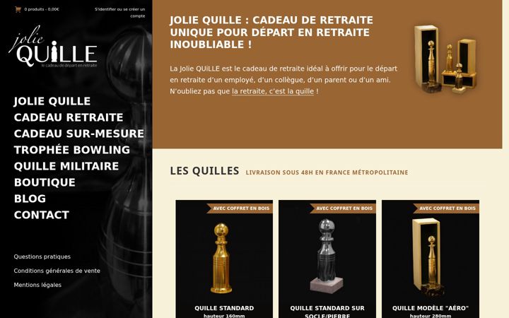 Screenshot of joliequille.fr