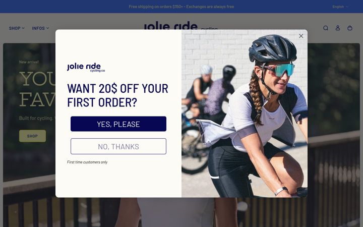 Screenshot of jolieride.com