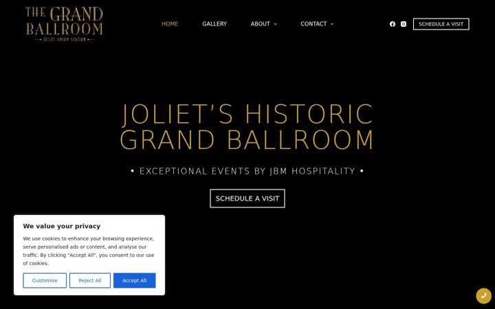 Screenshot of jolietunionstation.com