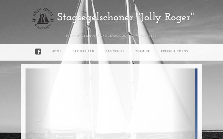 Screenshot of jolly-roger-rostock.de