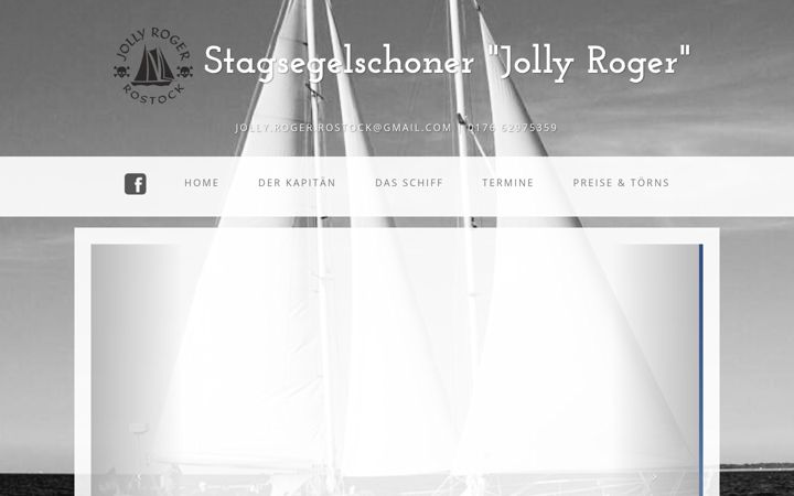 Screenshot of jolly-roger-segeln.de