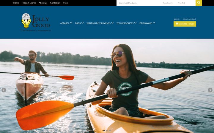 Screenshot of jollygoodpromos.com