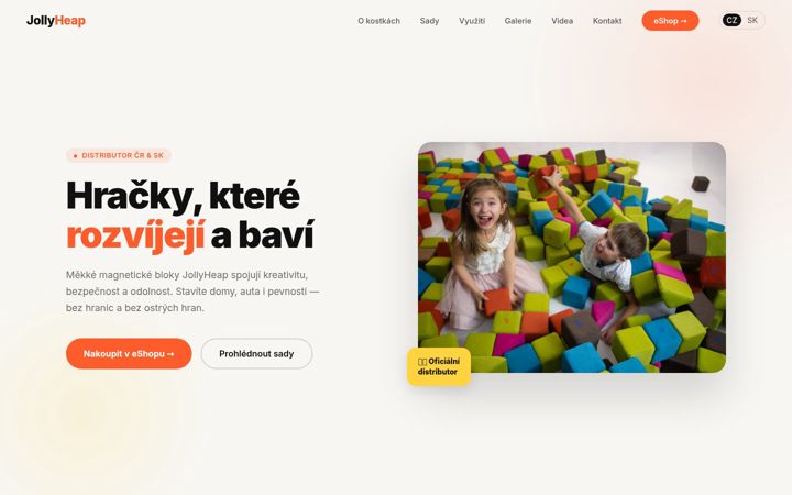Screenshot of jollyheap-distribuce.cz