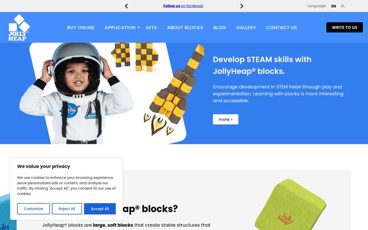 Screenshot of jollyheap.com