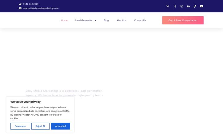 Screenshot of jollymediamarketing.com