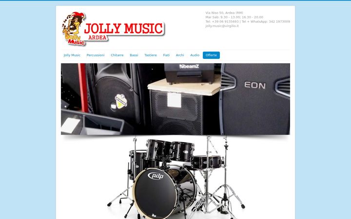 Screenshot of jollymusic.net