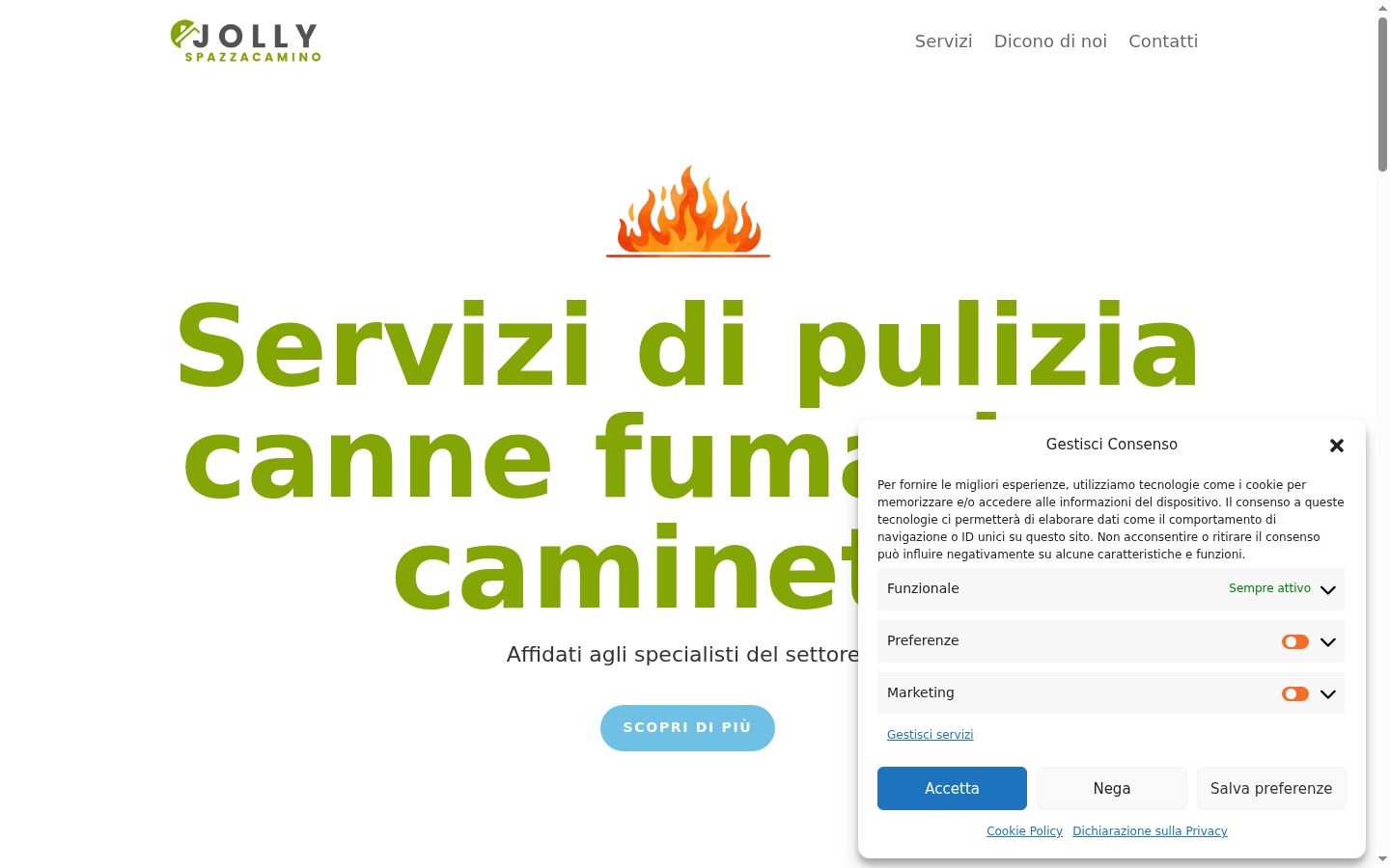 Screenshot tal-banner tal-kunsens muri qabel kwalunkwe interazzjoni