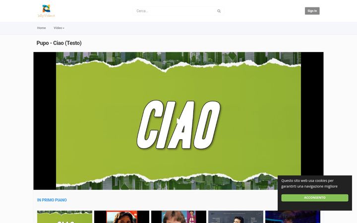 Screenshot of jollyvideo.it