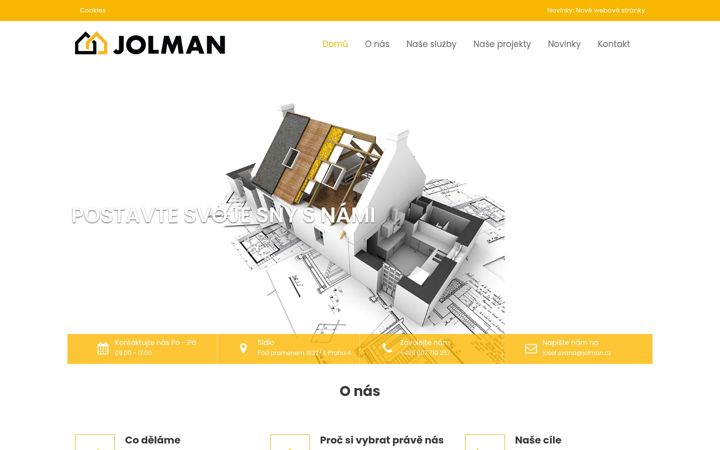 Screenshot of jolman.cz