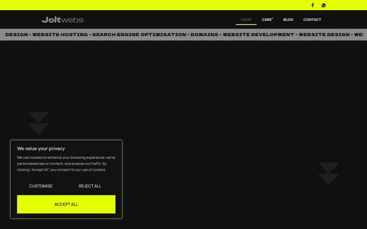Screenshot of joltwebs.com