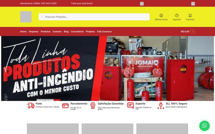 Screenshot of jomaipa.com.br