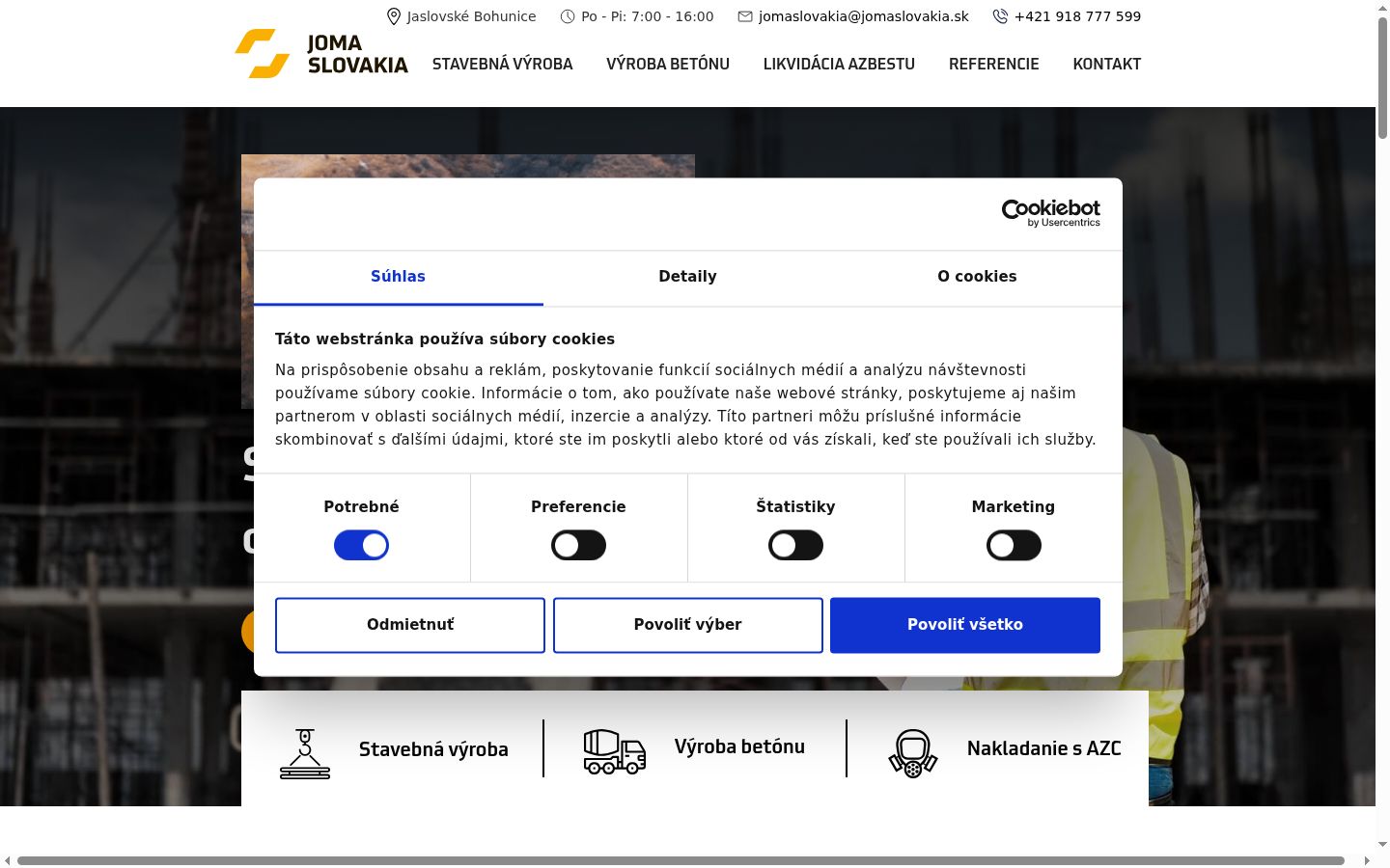 Screenshot tal-banner tal-kunsens muri qabel kwalunkwe interazzjoni