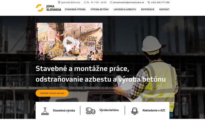 Screenshot of jomaslovakia.sk