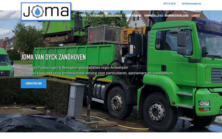 Screenshot of jomavandyck.be