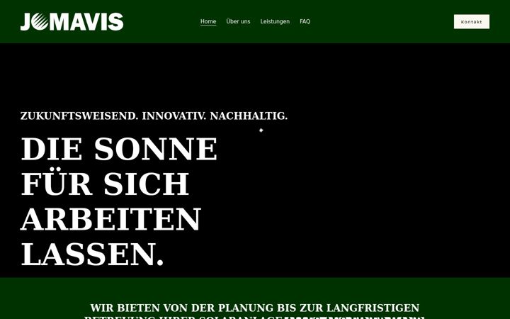 Screenshot of jomavis.de