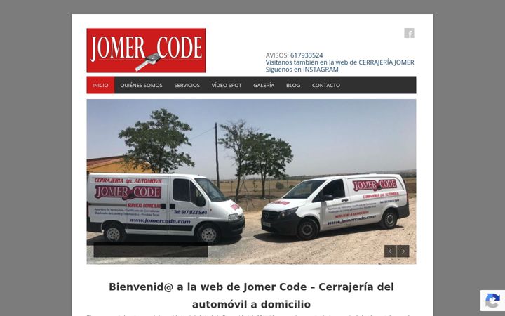 Screenshot of jomercode.es