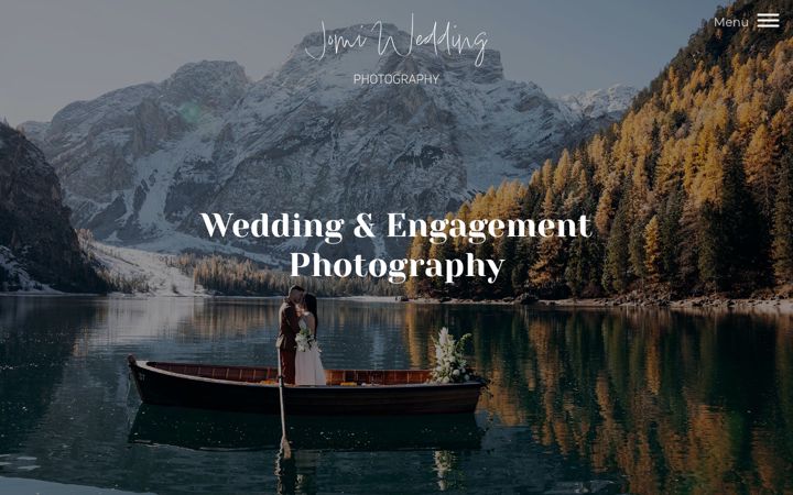 Captură de ecran a jomi-wedding.com
