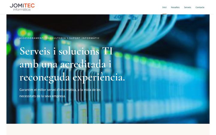 Screenshot of jomitec.com