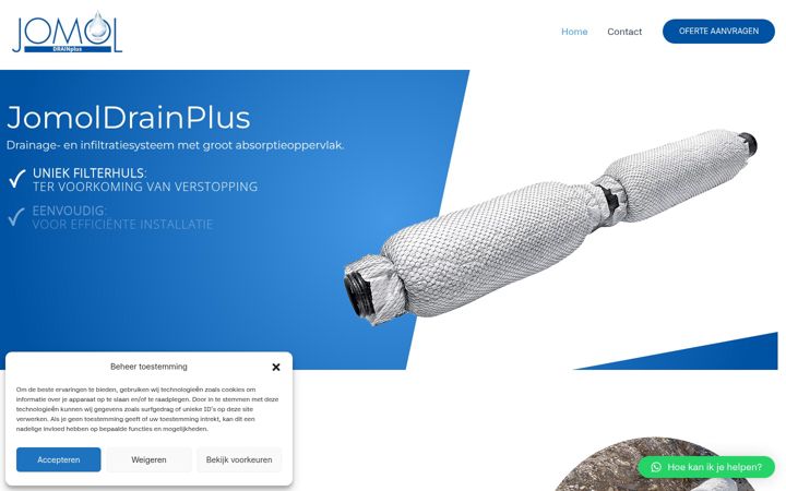 Screenshot of jomoldrainplus.nl
